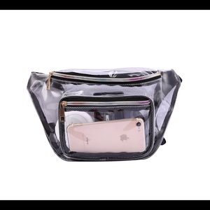 - Clear, waist, fanny pack for stadium security